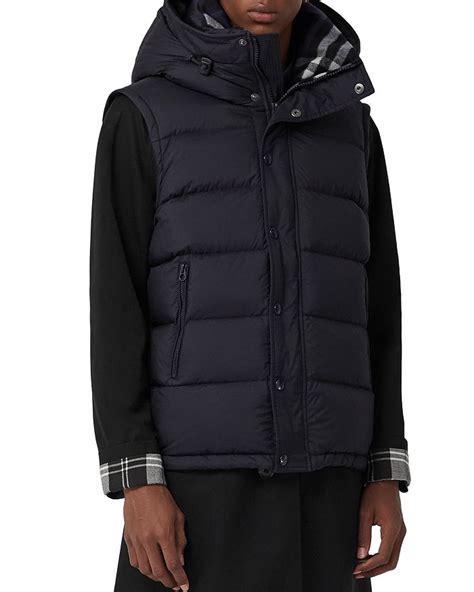 burberry hartley convertible down coat|BURBERRY Convertible Quilted Crinkled.